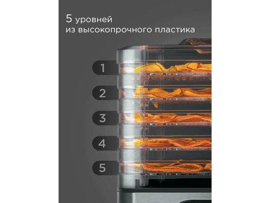 Сушилка РЕДМОНД FD1106 черный/сталь